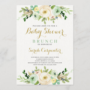 Invitation Baby shower non sexiste