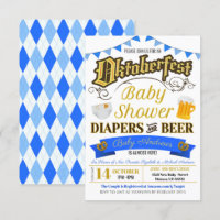 Invitation Baby shower Oktoberfest
