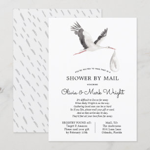 Invitation Baby shower par courrier