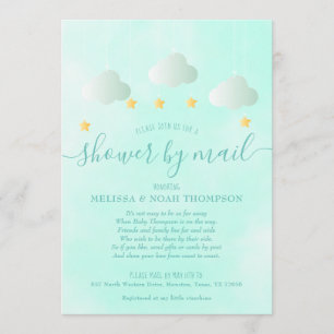 Invitation Baby Shower par courrier à distance genre neutre