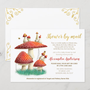Invitation Baby shower par courrier électronique de champigno
