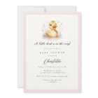 Baby shower Pastel Pink Little Duck