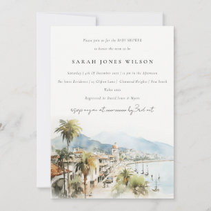 Invitation Baby Shower Paysage Santa Marta Colombie