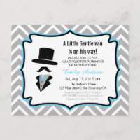 Baby Shower Petit Garçon Gentleman Moustache