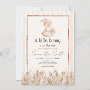 Invitation Baby Shower Petit Lapin