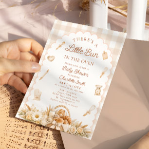 Invitation Baby-Shower Petite Brioche au Four