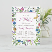 Baby Shower Petite Fleur Sauvage de Printemps Papi