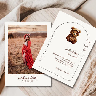 Invitation Baby shower photo minime