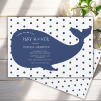 Baby shower Polkadot Baleine Bleue