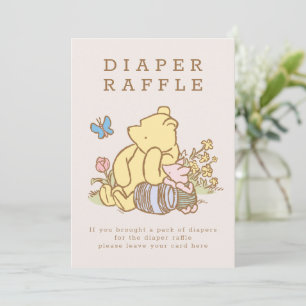 Invitation Baby shower Pooh & Piglet classique