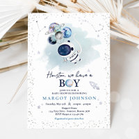 Baby shower pour garçons de l'espace extra-atmosph