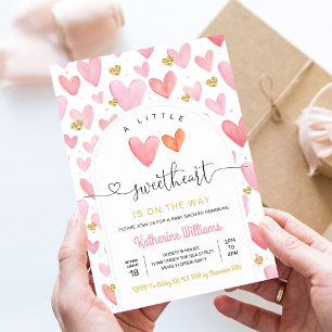 Invitation Baby Shower pour la Saint-Valentin