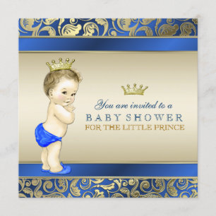 Invitation Baby-Shower pour Prince Royal