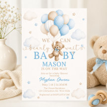 Baby Shower Prénatal | Bébé Ours en Peluche