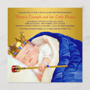Invitation Baby Shower Prince Royal