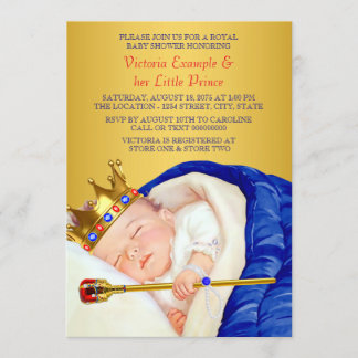 Invitation Baby Shower Prince Royal