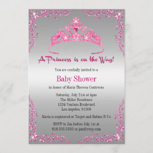 Invitation Baby shower Princess
