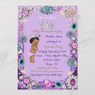 Invitation Baby shower princesse, petite princesse