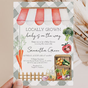 Invitation Baby-Shower 'Produits Locaux'