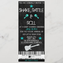 Baby shower Rock Star