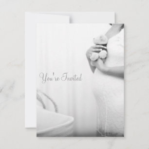 Invitation baby shower (rose)