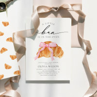 Baby shower Rose Bow Croissant