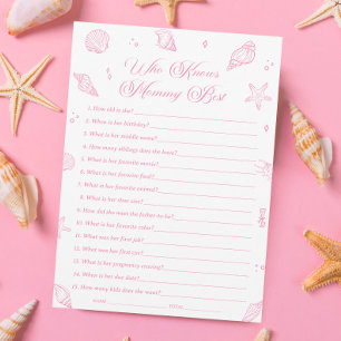 Invitation Baby Shower Rose Fête Prénatale Qui Connaît le Mie
