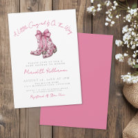 Baby Shower Rose Rubique pour Bébé Fille