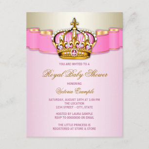 Invitation Baby shower royal