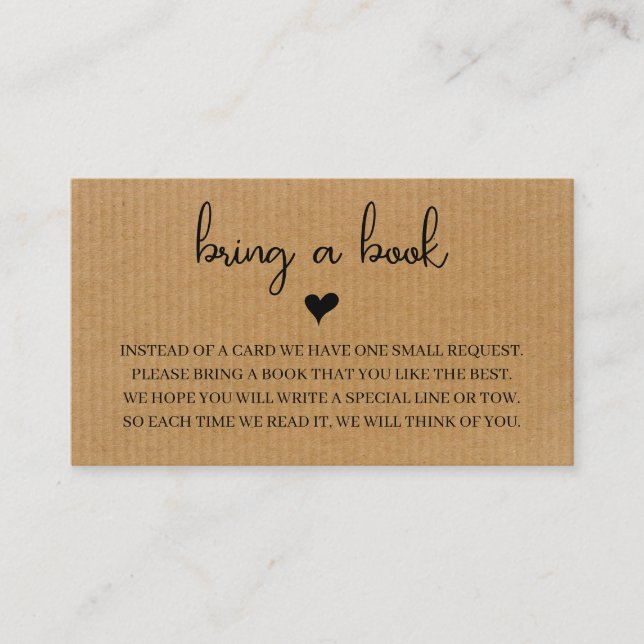 Invitation Baby shower rustique avec demande de ré (Devant)