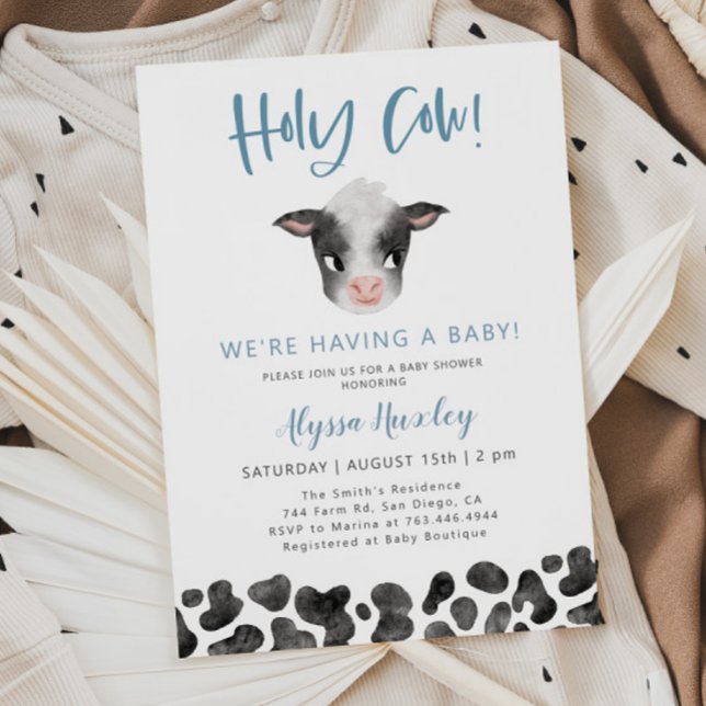 Invitation Baby shower Saint-Vache-Garçon (Créateur téléchargé)