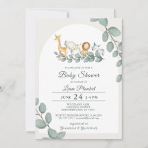 Baby shower sauvage Jungle Safari
