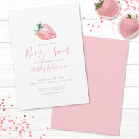 Baby Shower Simple aux Fruits Rouges Douceur