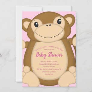 Invitation Baby shower singe rose