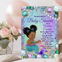 Baby Shower Sirène Bijou Cheveux Afro