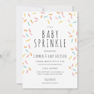 Invitation Baby Shower Sprinkle