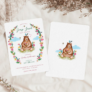 Invitation Baby shower sucré