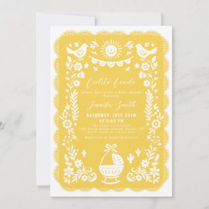 Invitation Baby shower Sunshine Fiesta Cielito Lindo