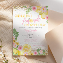 Baby shower Sunshine Fun et Lemonade