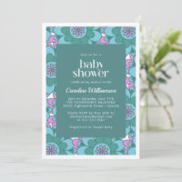 Baby shower Super coloré Boho Mandala