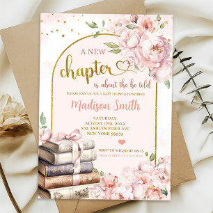Invitation Baby-Shower sur le thème du livre d'histoires de p
