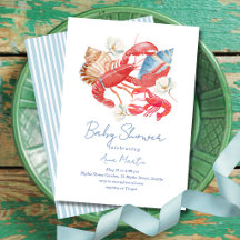 Baby-Shower Thème Bébé Homard de la Côte