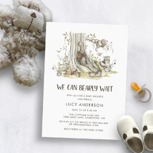 Invitation Baby-Shower Thème Forêt
