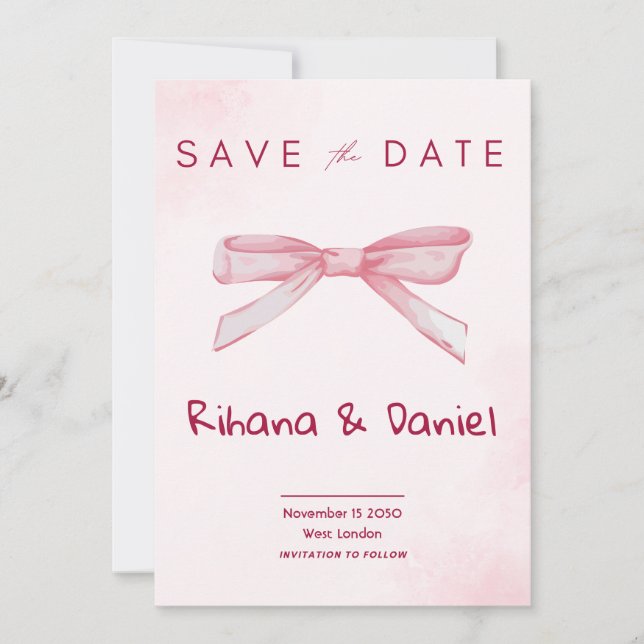 Invitation baby shower - Thème mignon (Devant)