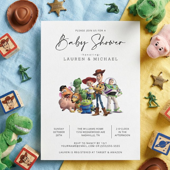 Invitation Baby shower Toy Story (Créateur téléchargé)