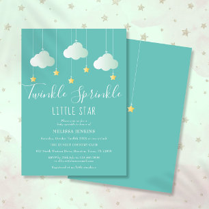 Invitation Baby shower Twinkle Sprinkle Little Star
