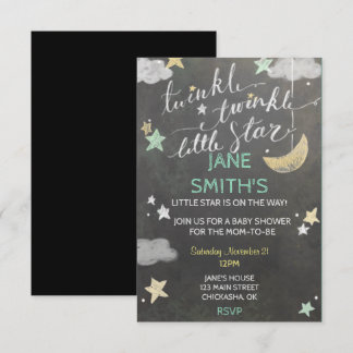 Invitation Baby shower Twinkle Star