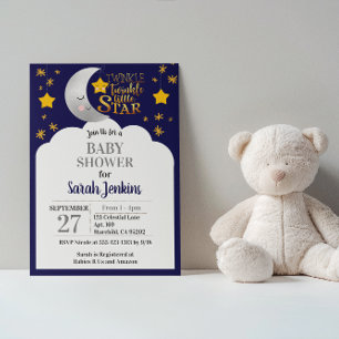 Invitation Baby shower Twinkle Star