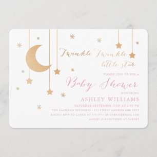 Invitation Baby shower Twinkle Twinkle