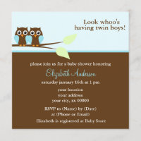 Baby shower Twins de Blue Owens